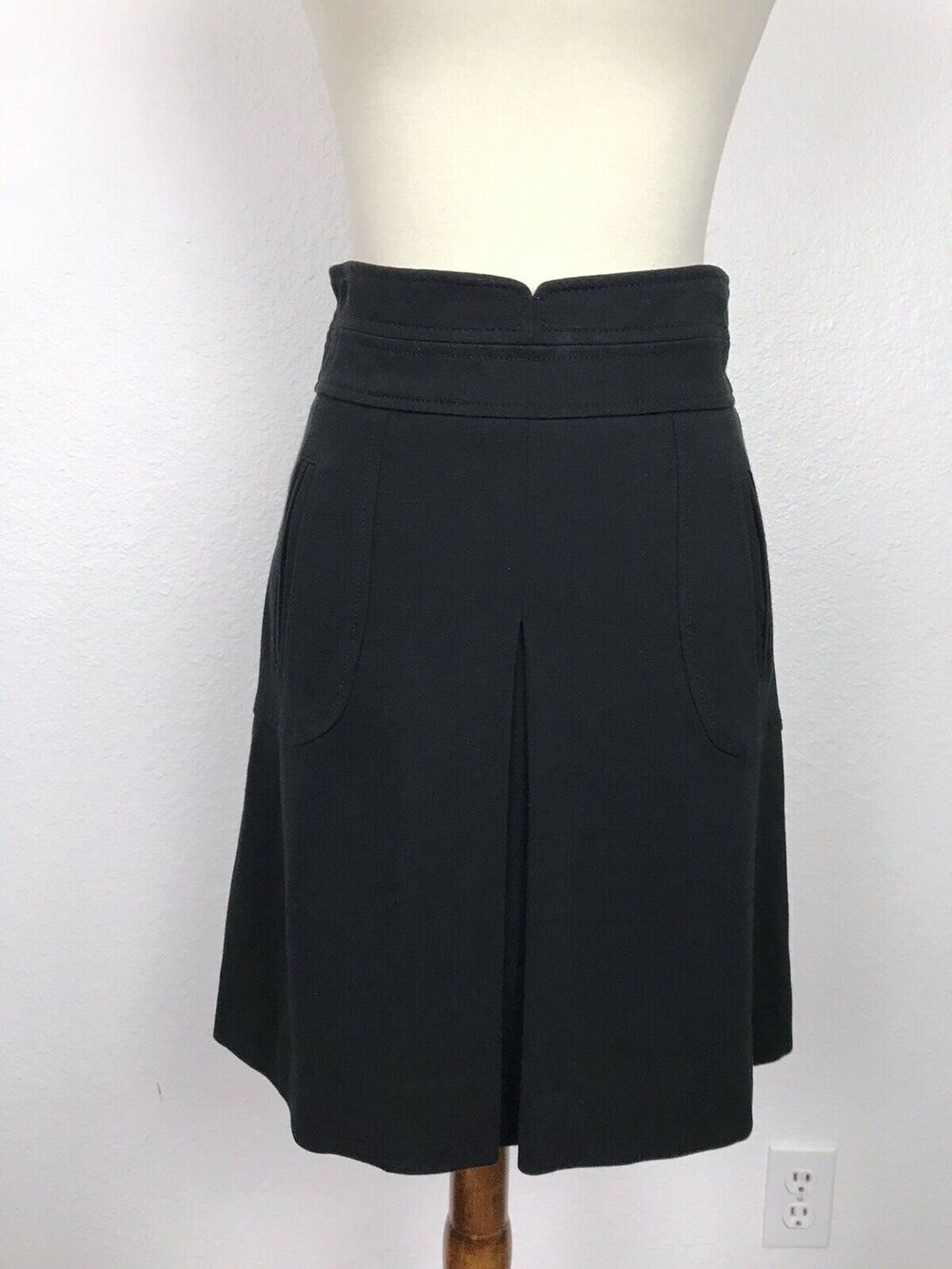 Pink Tartan Stretch Pleated Lined Skirt